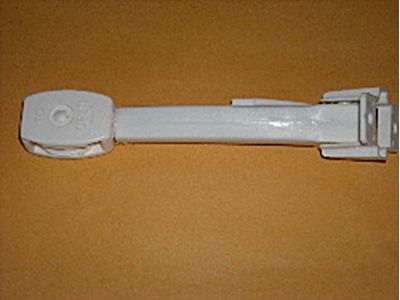White cord tension pulley